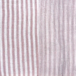 Yarn-Dyed Double Gauze STRIPES Old Rose / Off-White